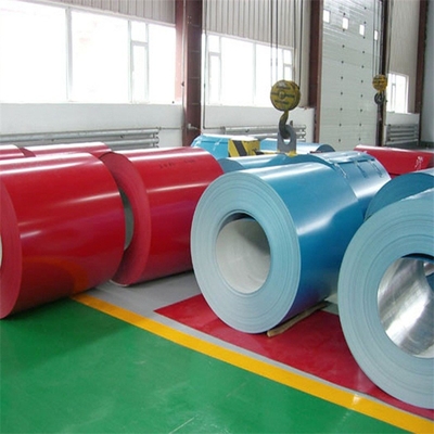 PPGI galvanisé enduit d'une première couche de peinture a enduit la bobine ASTM A653 colore la bobine de feuille enduite
