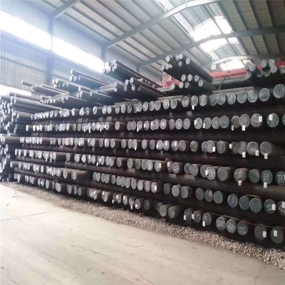 Barre ronde forgée d'acier au carbone finition simple d'acier doux de 6 mètres