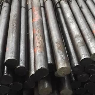 Barre ronde forgée d'acier au carbone finition simple d'acier doux de 6 mètres