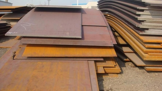 surface de soufflage propre de traitement de rouille de la plaque d'acier a588 1055 St52