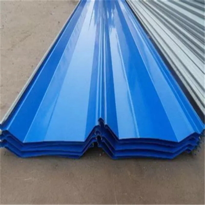 La toiture enduite d'une première couche de peinture en métal d'acier doux couvre de tuiles la feuille laminée à froid de fer de zinc