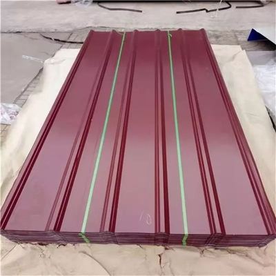 PGI a ridé des tuiles de toit en métal colore enduit galvanisé pour le bâtiment