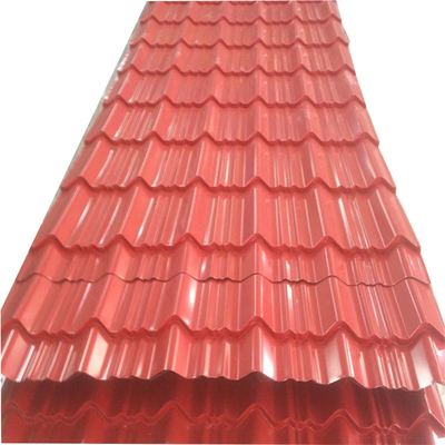 Feuille enduite d'une première couche de peinture de toiture de zinc de tuiles de toit en métal de SGCC/CGCC