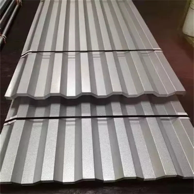 PPGI a galvanisé le zinc ondulé de tôle d'acier enduit pour le toit de construction