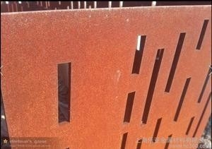Taille adaptée aux besoins du client par métal anticorrosion de tôle d'acier de Corten pour le paysage