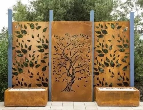 Taille adaptée aux besoins du client par métal anticorrosion de tôle d'acier de Corten pour le paysage