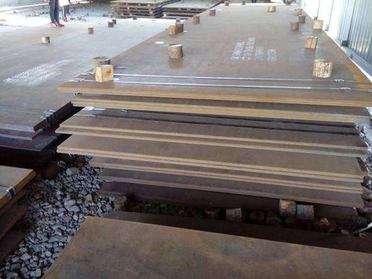 Couche serrée d'oxyde de Corten de temps d'acier de rouille résistante de tôle