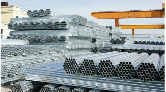 Norme galvanisée tubulaire soudée de l'acier ASTM gigaoctet BS pour le tuyau de structure
