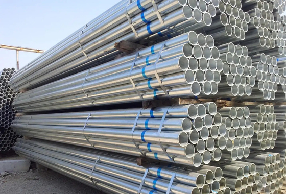 Norme galvanisée tubulaire soudée de l'acier ASTM gigaoctet BS pour le tuyau de structure