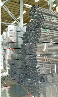 Le tuyau d'acier de GI d'ASTM a galvanisé le tube rond en acier pour la livraison liquide