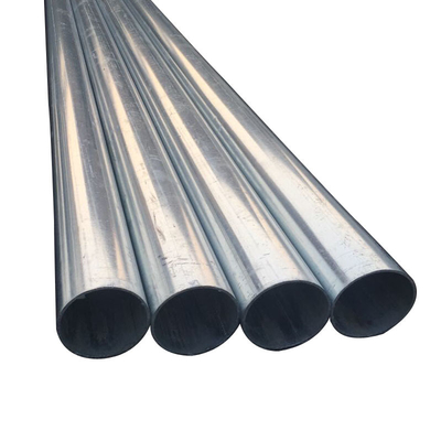 tuyau d'acier rond galvanisé plongé chaud matériel d'acier de GI d'épaisseur de 1.2-15.7mm