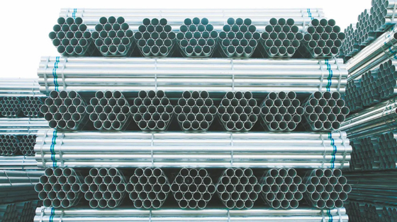 Le carbone doux a galvanisé la catégorie en acier des tubes Q235 Q235 Q345 ST37