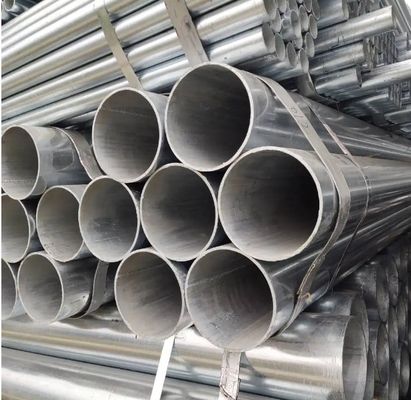 Épaisseur galvanisée plongée chaude du tube 15.7mm d'ASTM pour l'échafaudage de construction