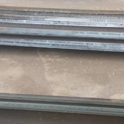 Dureté élevée laminée à chaud d'épaisseur de la plaque d'acier 6mm 8mm 10mm d'usure de NM450