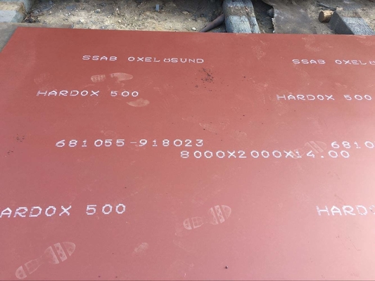 Alliage de haute résistance 0.3m de plaque d'acier résistante à l'usure de NM450 NM550